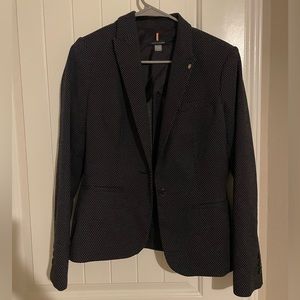 Vintage Tommy Hilfiger navy and white blazer. Size 4
